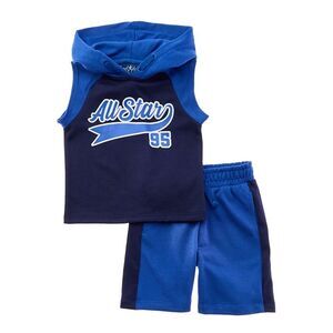 Freestyle Boys  2Pc All Star Sport Short Set, Blue